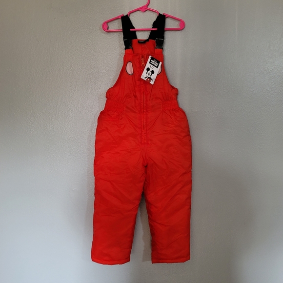 Disney Red Overalls for Winter Adventures - Picture 1 of 3